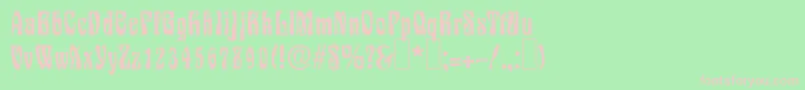 Más sobre la fuente S730DecoRegular fuente S730DecoRegular – Fuentes Rosadas Sobre Fondo Verde