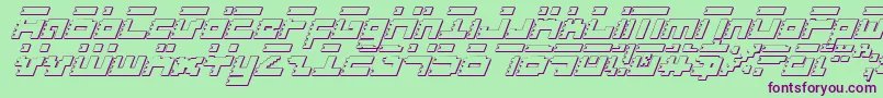 Roidsi Font – Purple Fonts on Green Background