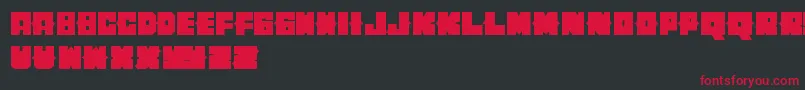Cherito Font – Red Fonts on Black Background