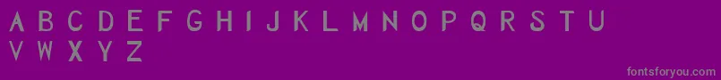 Herbaceous Font – Gray Fonts on Purple Background