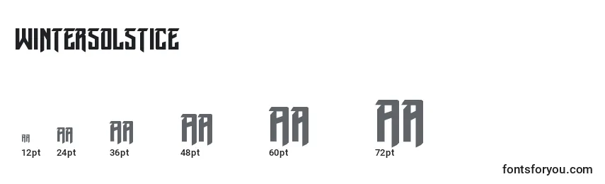 Wintersolstice Font Sizes