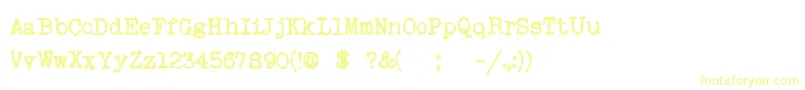 MyOldRemington Font – Yellow Fonts
