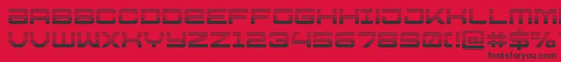 Ussdallasgrad Font – Black Fonts on Red Background