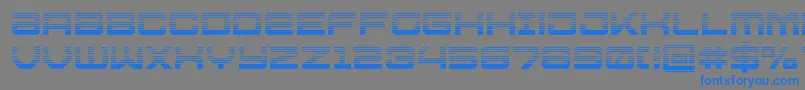 Ussdallasgrad Font – Blue Fonts on Gray Background