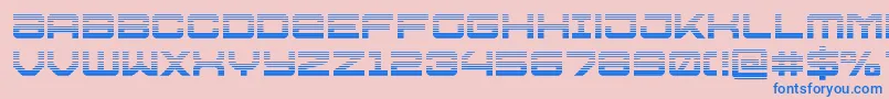 Ussdallasgrad Font – Blue Fonts on Pink Background