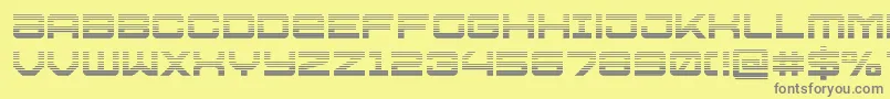 Ussdallasgrad Font – Gray Fonts on Yellow Background