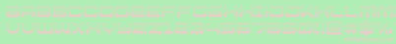 Ussdallasgrad Font – Pink Fonts on Green Background