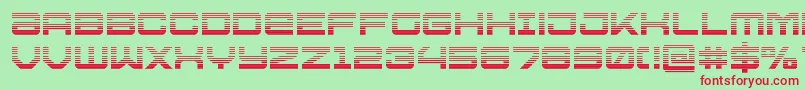 Ussdallasgrad Font – Red Fonts on Green Background