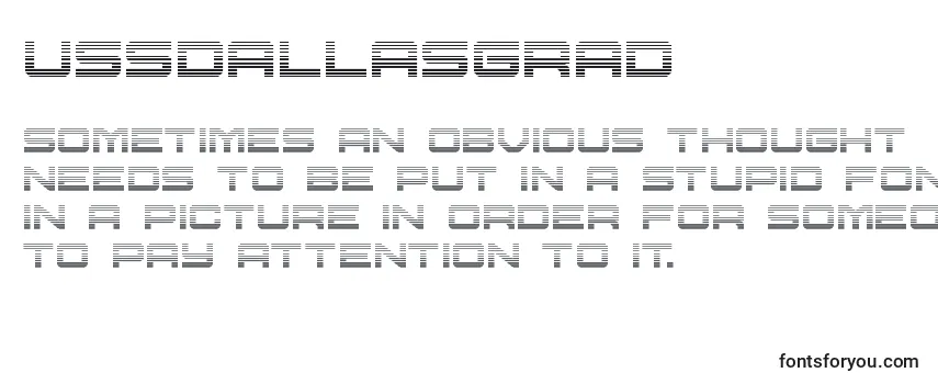 Review of the Ussdallasgrad Font