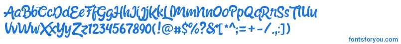 ShabrinaRegularFree Font – Blue Fonts