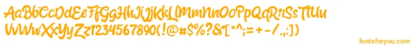 ShabrinaRegularFree Font – Orange Fonts