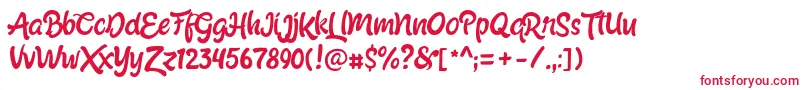 ShabrinaRegularFree Font – Red Fonts