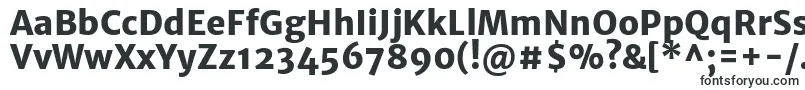 Czcionka MerriweathersansExtrabold – rosta typografia