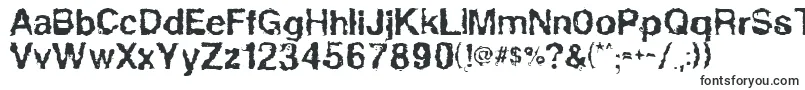 Шрифт Powerwalker – художественные шрифты