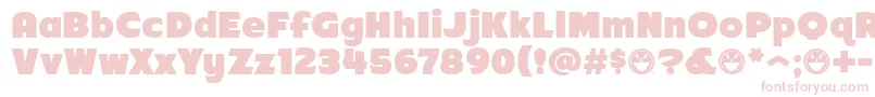 Arb218NbFinishedFreewareAt Font – Pink Fonts on White Background