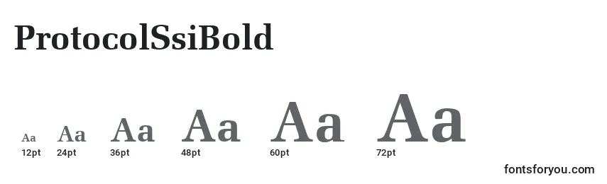 ProtocolSsiBold Font Sizes