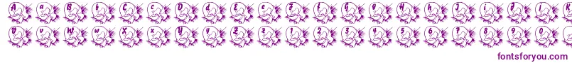 LmsBabyEgg-fontti – violetit fontit