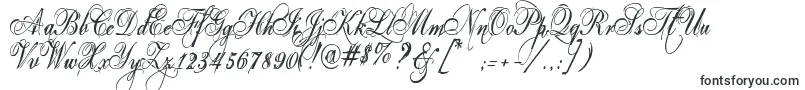 Eutemia-Schriftart – Kalligrafische Schriften