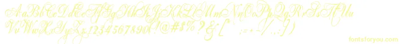 Eutemia Font – Yellow Fonts