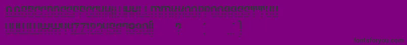 ArmeniaGradient Font – Black Fonts on Purple Background