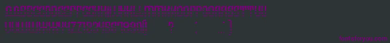 fuente ArmeniaGradient – Fuentes Moradas Sobre Fondo Negro