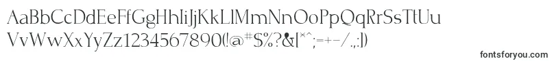 Crisplightc-fontti – Serifeillä varustetut fontit