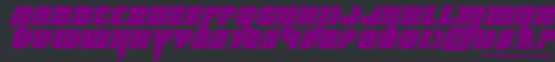 Thundertitanbevel Font – Purple Fonts on Black Background