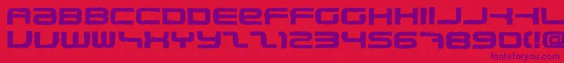 PhatboySlimRough Font – Purple Fonts on Red Background