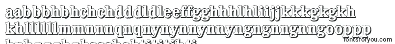 Шрифт CalgaryshadowBold – сесото шрифты