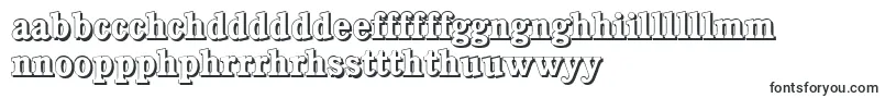 Шрифт CalgaryshadowBold – валлийские шрифты