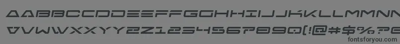 Freeagentsemital Font – Black Fonts on Gray Background