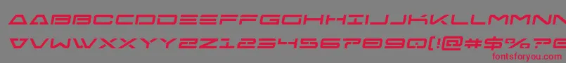 Freeagentsemital-fontti – punaiset fontit harmaalla taustalla