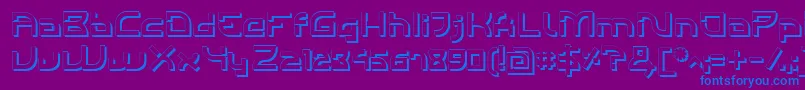 Lisätietoja IndividigitalShaded-fontista IndividigitalShaded-fontti – siniset fontit violetilla taustalla