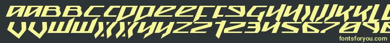 More about SnubfighterExpandedItalic Font SnubfighterExpandedItalic Font – Yellow Fonts on Black Background