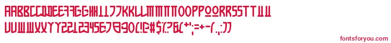 Шрифт AppleKorea – красные шрифты