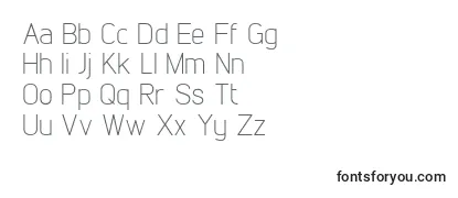 LintelLight Font