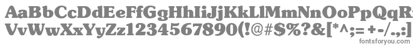 Шрифт SubwayRegular – серые шрифты