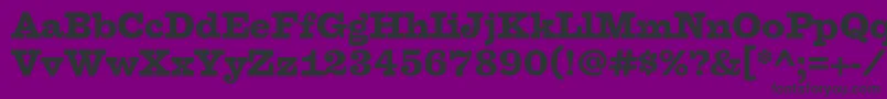 FaraoBlackOt Font – Black Fonts on Purple Background