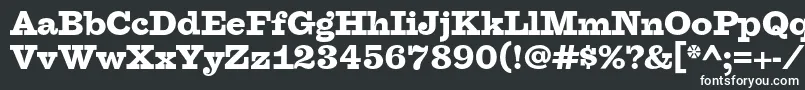 Шрифт FaraoBlackOt – белые шрифты