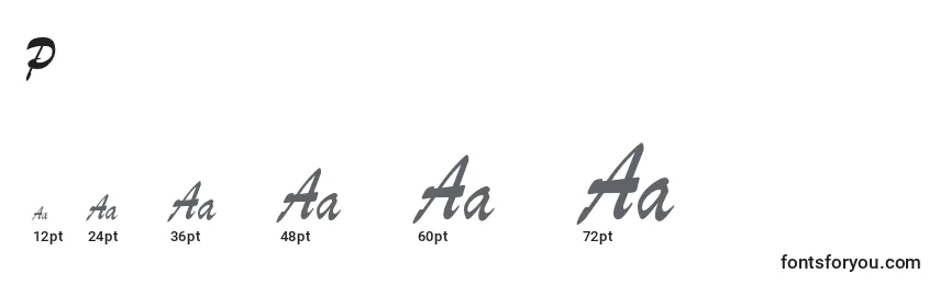 ParsekCondensed Font Sizes