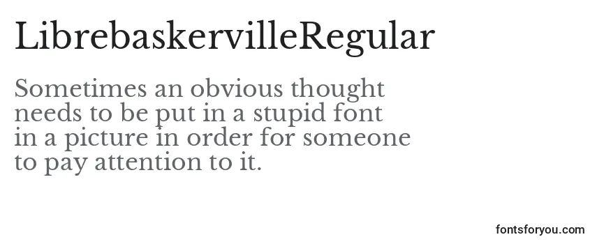 LibrebaskervilleRegular フォントのレビュー