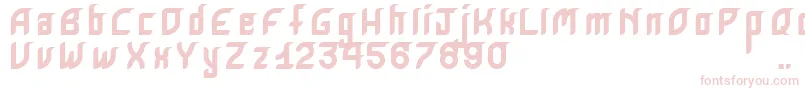 KrugovisBold Font – Pink Fonts on White Background