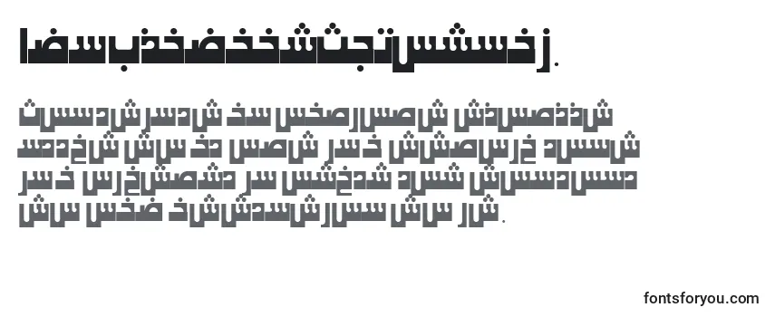 Обзор шрифта AymKhaybarSUNormal.