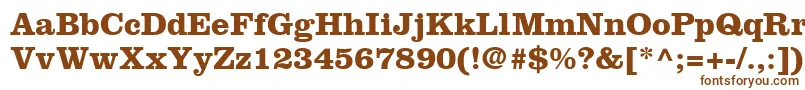 IntroitSsiBold Font – Brown Fonts on White Background