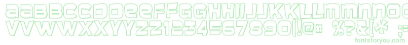 More about Baveuse ffy Font Baveuse ffy Font – Green Fonts on White Background