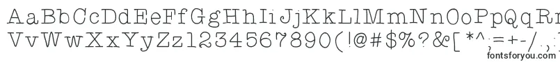 Typewriterhand-fontti – Fontit Gta San Andreakselle
