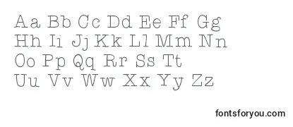 Typewriterhand Font