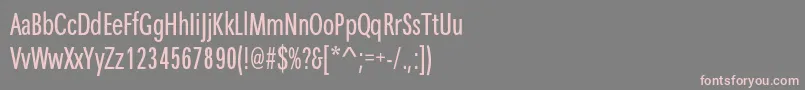 Maximac Font – Pink Fonts on Gray Background
