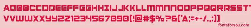 More about Stardustercond Font Stardustercond Font – Red Fonts on Pink Background