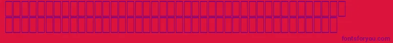 AgaCordobaRegular Font – Purple Fonts on Red Background